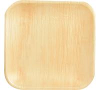 Papstar Palmblatt Pure Plaque Carré 25x25x1, 9cm 25 Pièce