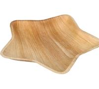 PAPSTAR Assiette en feuille de palme "pure" Christmas Tree