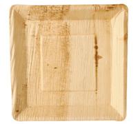 Papstar Palmblatt Pure Plaque Carré 25x25cm 25 Pièce