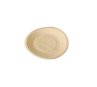 Papstar Assiette Fingerfood bois pur 19cm 50 pièces