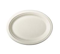 Papstar Assiette Pure blanc ovale 320 x 255 x 20mm 50 pièces 84588