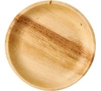 Papstar Assiette ronde en feuille de palme "pure" Ø 23 c, 25 pièces