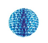 Papstar balle nid d'abeille bleu bavarois inflammable diamètre 30cm 18755