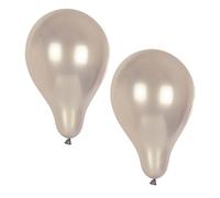 Papstar ballons argent métallisé 25cm diamètre 10 pièces