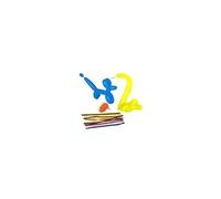 Papstar ballons de baudruche modelables, pompe incl. 18670