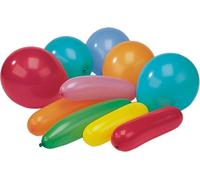 Papstar ballons de couleur assortis de différentes formes 20 pièces