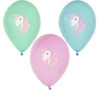Papstar ballons licorne couleurs assorties 29cm