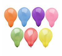 Papstar ballons ronds de couleur assortie pour chaque fête 25 pièces