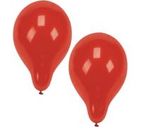 Papstar Ballons rouges adaptés à l'hélium diamètre 25cm 10 pièces