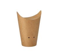 PAPSTAR Barquette à frites marron petite 50 pièces