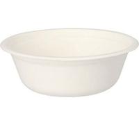 PAPSTAR Barquette en canne à sucre "pure" ronde 500 ml blanc 50 pièces