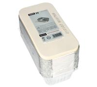 Papstar barquettes en aluminium avec couvercle 1l 213x110x54 mm 25 pièces