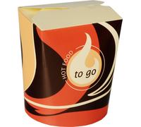 Papstar Boîtes à goûter carrées 550 ml 10 x 8,5 x 7,5 cm 50 pièces