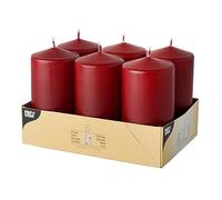 PAPSTAR+Bougie+cylindrique%2C+diam%C2%8Atre%3 60+mm%2C+bordeaux