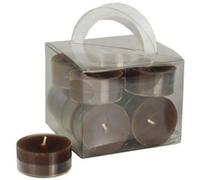 PAPSTAR bougies chauffe-plat, marron, 12 pcs, 10470