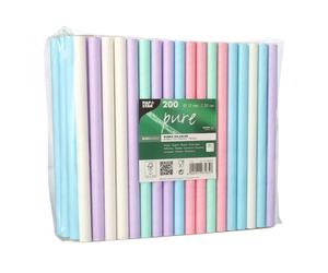 Papstar Bulle Tea Pailles Couleur Sorti