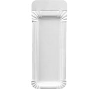 PAPSTAR Carton à saucisses "pur" carré 80 x 210 mm blanc 25 pièces