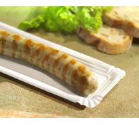 PAPSTAR Carton à saucisses "pur" carré 80 x 210 mm blanc 250 pièces