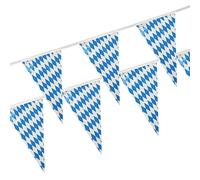 Papstar Chaîne de fanions bleu bavarois