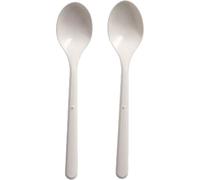 PAPSTAR Cuillère à café réutilisable Longueur : 130 mm blanc 50 pièces