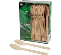 PAPSTAR Cuillère en bois "pure" Longueur : 157 mm 25 pièces