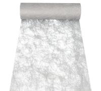 PAPSTAR Dekoband Sizoflor 37064 Ruban décoratif imperméable Argenté 25 m x 30 cm