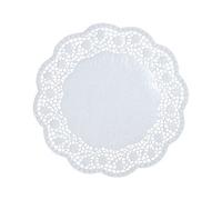 Papstar Napperons jetables 18270 – ronds 30 cm en papier blanc – Lot de 250