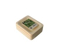 Papstar finger food plate wood pure 120 x 95 mm 50 pieces