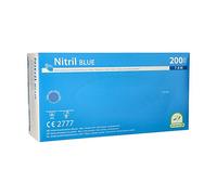 Papstar Gants En Nitrile de la Taille M Bleu sans Poudre 200 Pièce