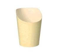 Papstar gobelet à snack en carton pour To Go en beige 160 ml 75 pièces