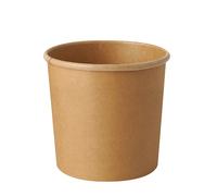 Papstar Gobelet à soupe Pure 760ml brun