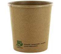 PAPSTAR Gobelet à soupe 'pure', rond, 350 ml, brun G