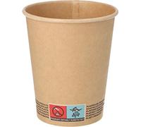 PAPSTAR Gobelet en carton "pure 0,2 l brun 50 pièces