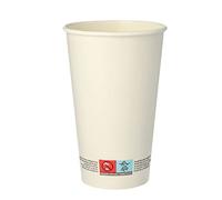 Papstar Gobelet en carton Pure 0,4 l