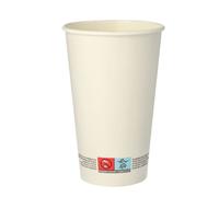 PAPSTAR Gobelet en carton "pure" 0,4 l blanc 50 pièces