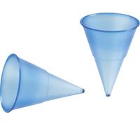 PAPSTAR Gobelet pointu en plastique bleu transparent 115 ml 1.000 pièces