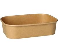 PAPSTAR Gobelets d'emballage "pure" 750 ml marron 25 pièces
