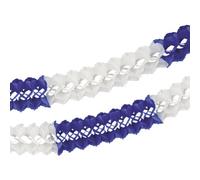 Papstar grande guirlande bleu blanc 10m