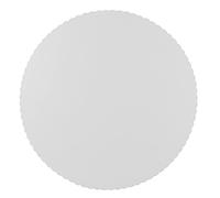 Papstar Sous-verres ronds en carton Ø 28 cm Blanc – Lot de 100