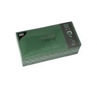 PAPSTAR, Lot de 150 serviettes « Daily Collection » - Pliées en 4-24 x 24 cm - Vert foncé