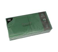 PAPSTAR Lot de 150 serviettes Daily Collection - Pliées en 4-32 x 32 cm - Vert foncé