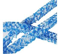 PAPSTAR Lot de 2 guirlandes « Mini », papier Ø 8 cm · 2 m 'bleu bavarois' difficilement inflammable Oktoberfest