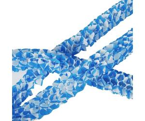 PAPSTAR Lot de 2 guirlandes « Mini », papier Ø 8 cm · 2 m 'bleu bavarois' difficilement inflammable Oktoberfest