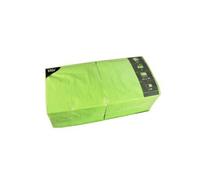 Papstar lot de 20 serviettes, 330 x 330 mm, 3 couches, vert pomme vert G