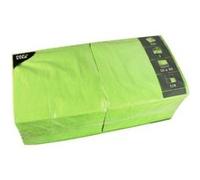 Papstar lot de 20 serviettes, 330 x 330 mm, 3 couches, vert pomme vert G