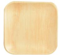 PAPSTAR Lot de 25 feuilles de palmier rectangulaires 255 x 255 x 15 mm