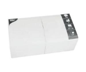 PAPSTAR Lot de 250 serviettes de table 3 couches Blanc 330 x 330 mm
