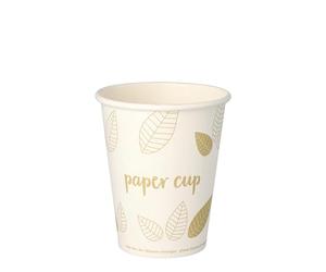 PAPSTAR « Lot de 50 gobelets purs | 100% carton de 0,2 l | peuvent être jetés sur les vieux papiers | pour boissons chaudes et froides | Pour restauration, fête et bureau
