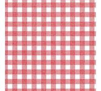 PAPSTAR Lot de 50 serviettes ROYAL Collection 1/4 - Pliées 40 x 40 cm - Rouge - Vichy - Vous recevrez 50 pièces