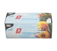 Papstar Lot de 75 sacs de congélation Transparent 250 x 320 mm 3 l